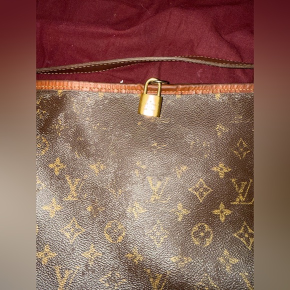 Louis Vuitton Brown and Gold Monogram Tote - Picture 7 of 7